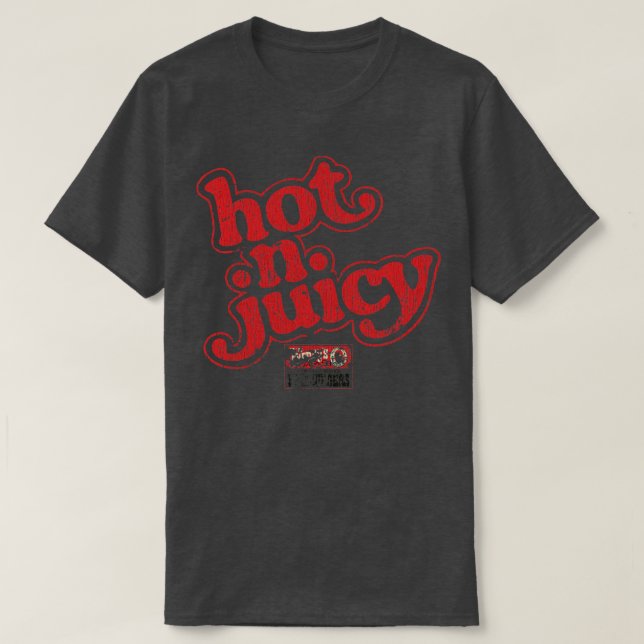 T-shirt les années 70 Style HotNJuicy 1977 (Design devant)
