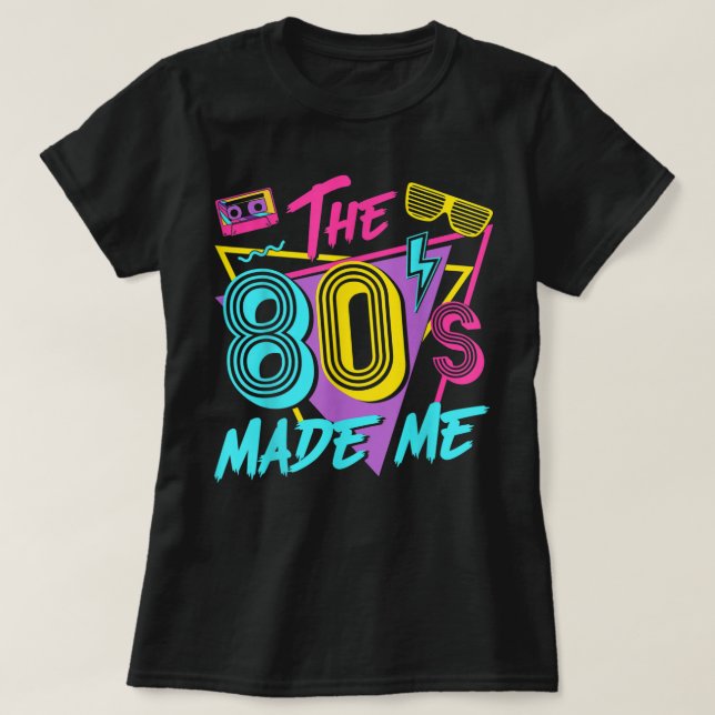 T-shirt Les années 80 m'ont fait aimer les années 80 (Design devant)