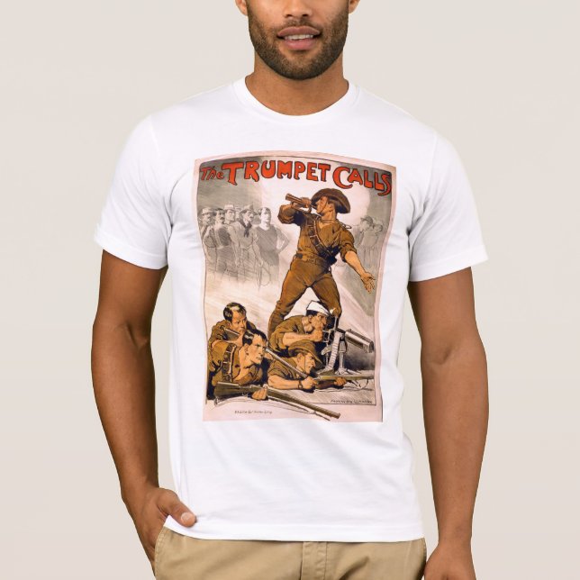 T-shirt Les appels de trompette (Devant)