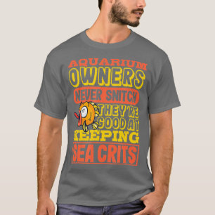 T-shirt Les aquariums gardent SEA CRETS Poissons Poisson T