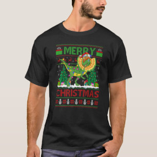 T-shirt Les arbres de Noël éclairent les Dilophosaurus Din