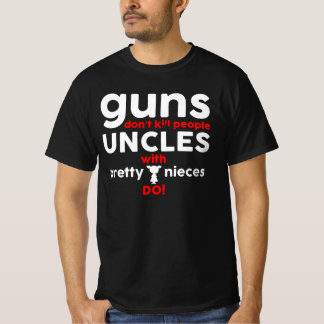 T-shirt Les armes à feu ne tuent pas les gens je suis anti