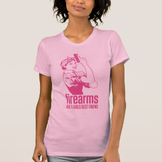 T-shirt Les armes à feu sont une chemise de meilleur ami