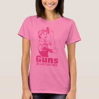 T-shirt Les armes à feu sont une chemise de meilleur ami