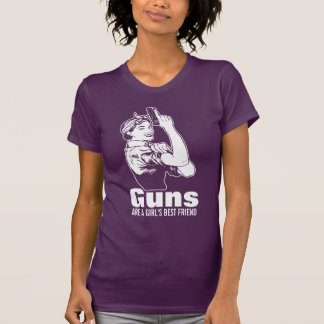 T-shirt Les armes à feu sont une chemise de meilleur ami