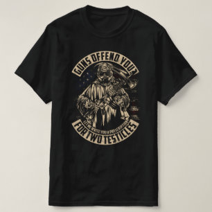 T-shirt les armes à feu vous défendent pour deux journé