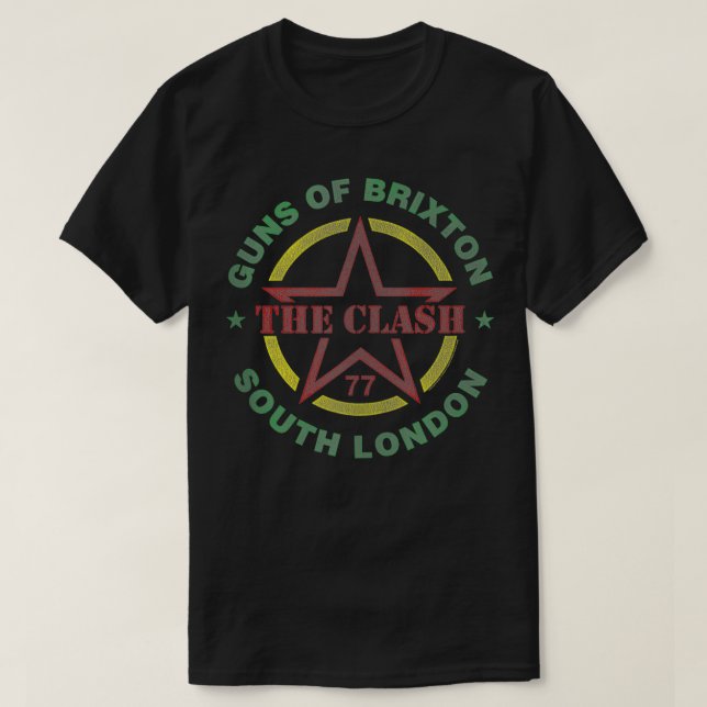 T-shirt Les Armes De Clash u2013 De Briton White (Design devant)
