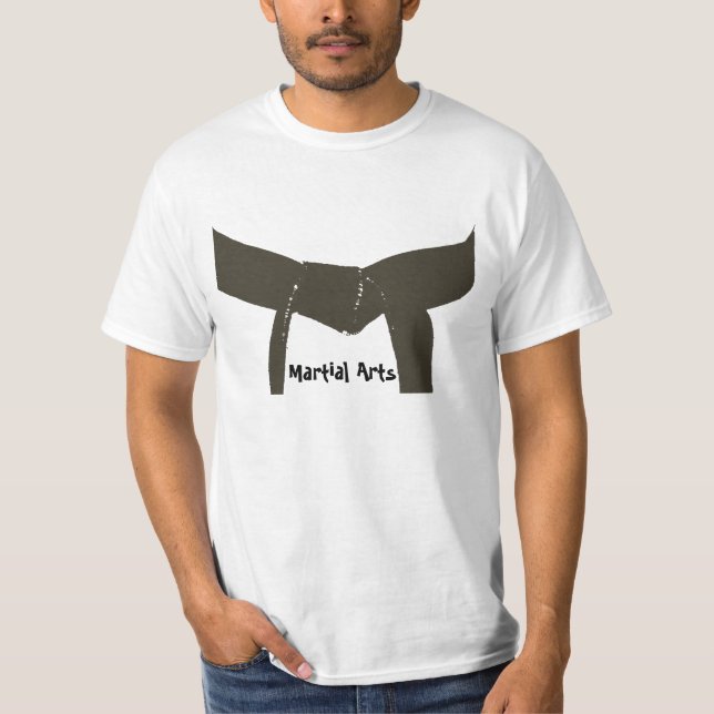 T-shirt Les arts martiaux brunissent la ceinture (Devant)