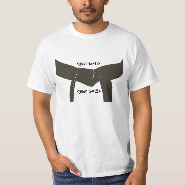 T-shirt Les arts martiaux brunissent la ceinture (Devant)
