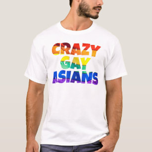 T-shirt Les Asiatiques gais fous - charriez des Asiatiques