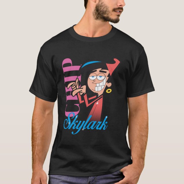 T-shirt Les assez Oddparents Chip Skylark Classic R B Cov (Devant)