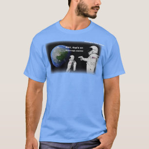 T-shirt Les astronautes dans le mème spatial
