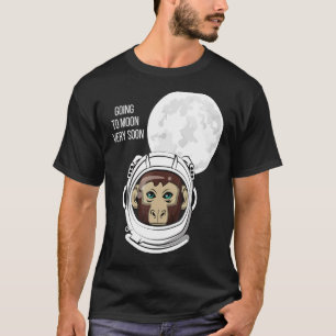 T-shirt Les Astronautes De Singes Voyagent Très Bientôt Ve