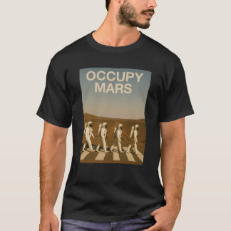T-shirt Les astronautes marchant sur Mars occupent Mars Sw