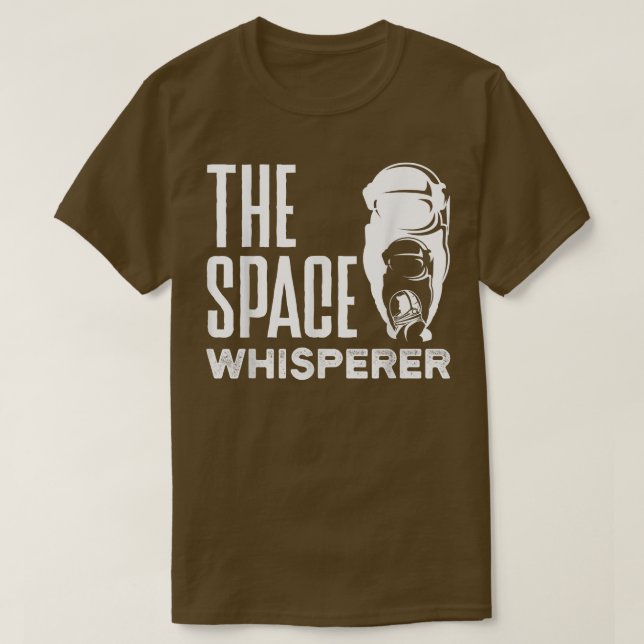 T-shirt Les astronautes Spaceman Aérospatiale Le Whispereu (Design devant)