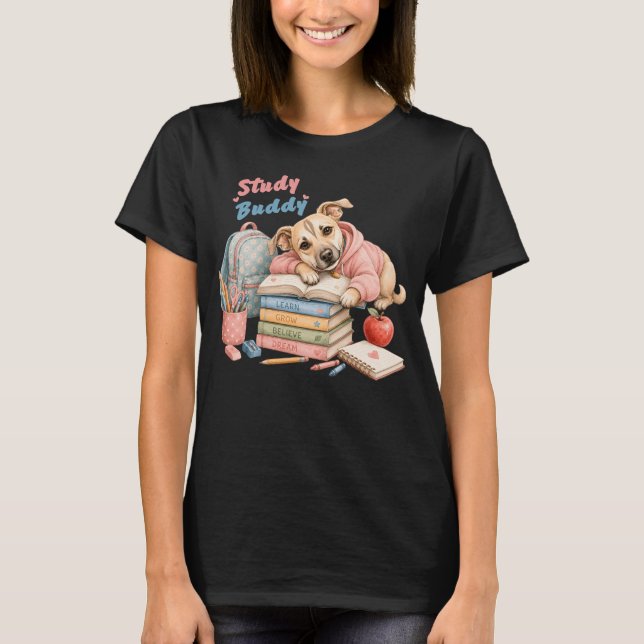 T-shirt Les Aventures de Lina à l'école (Devant)