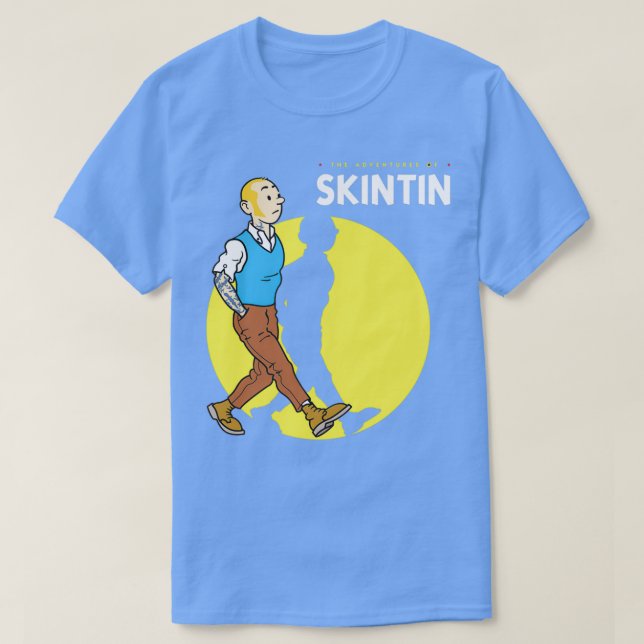 T-shirt Les Aventures De Tiny Skinhead (Design devant)