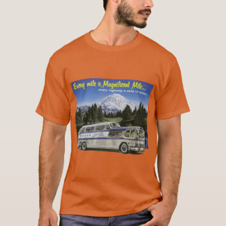 T-shirt Les aventures du grand bus des années 50 commencen