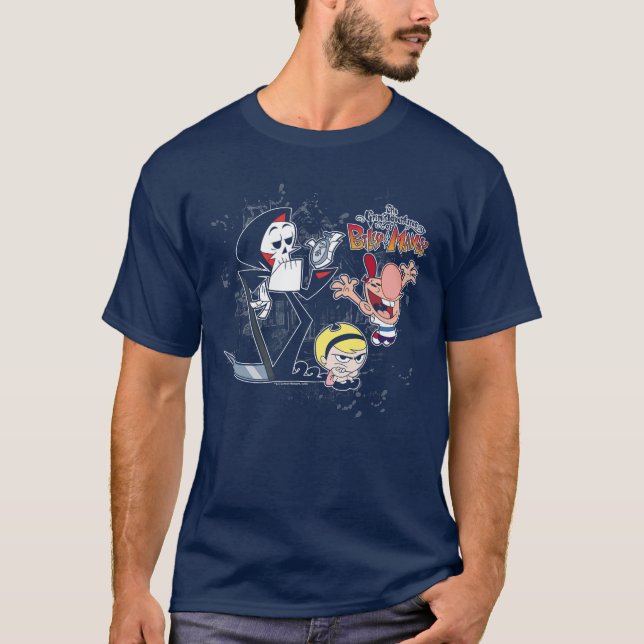 T-shirt Les Aventures sinistres de Billy Mandy Splatter Ca (Devant)