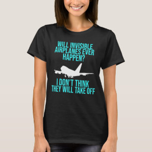 T-shirt Les avions décollent de l'ingénieur en ingénierie