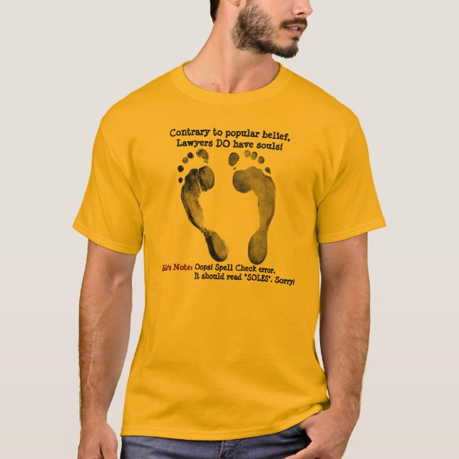 T-shirt Les avocats ont-ils des âmes ? (Devant)