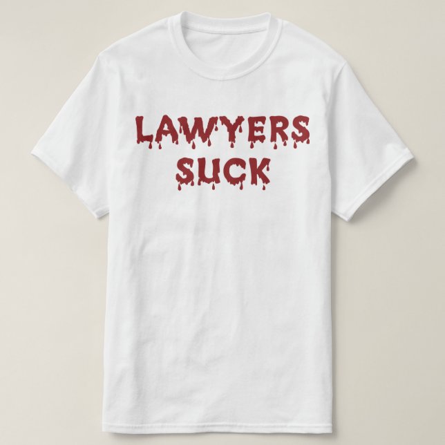 T-shirt Les avocats sont nuls (Design devant)
