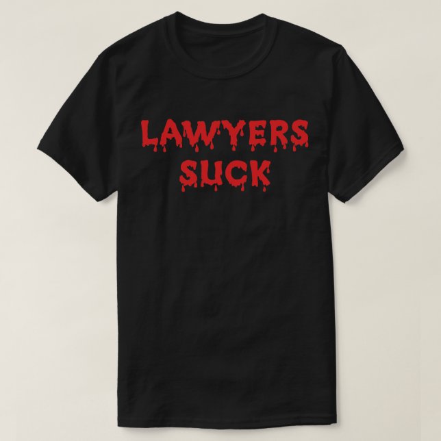 T-shirt Les avocats sont nuls (Design devant)