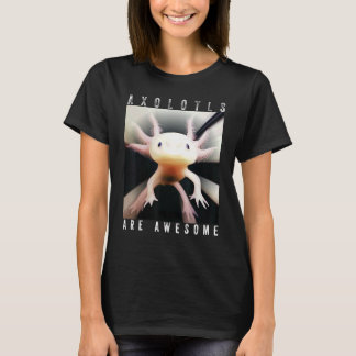 T-shirt Les Axolotls Sont Des Axolotl Rose Magnifique Qui