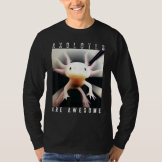 T-shirt Les Axolotls Sont Des Axolotl Rose Magnifique Qui