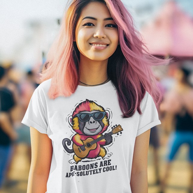 T-shirt Les babouins sont des singes cool ! (Créateur téléchargé)
