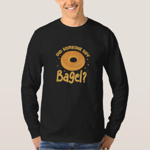 T-shirt Les Bagages Ont Dit Quelqu'Un Bagel Funny Bagel