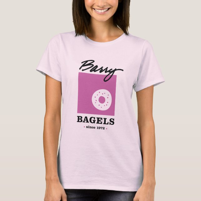 T-shirt Les bagels de Barry emballent pour la chemise #1 (Devant)