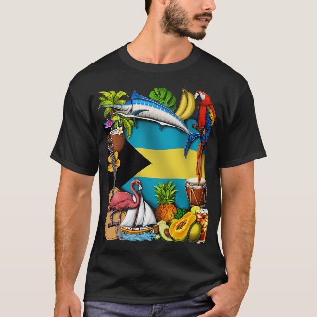 T-shirt Les Bahamas (Devant)