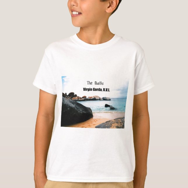 T-shirt Les Bains, Virgin Gorda B.V.I. (Devant)