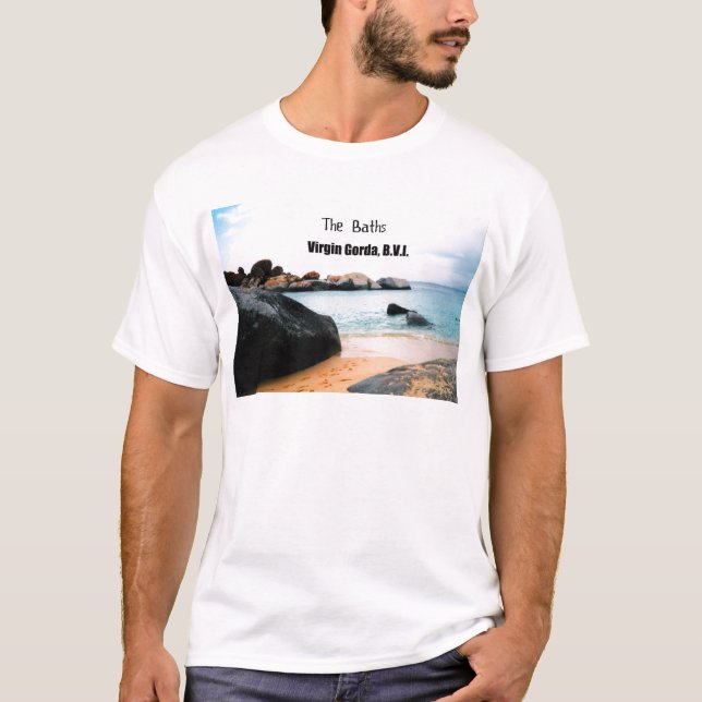 T-shirt Les Bains, Virgin Gorda B.V.I. (Devant)
