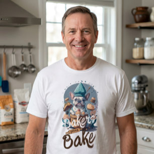 T-shirt Les Bakers Gonna Bake Maître Boulanger bouledogue