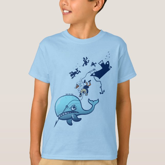 T-shirt Les baleines sont furieuses ! (Devant)