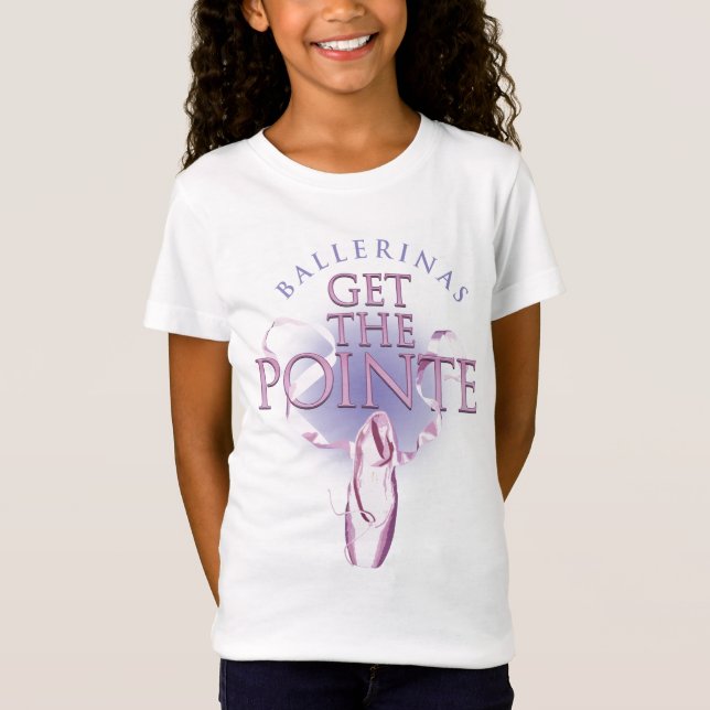 T-Shirt Les ballerines à la pointe (Devant)