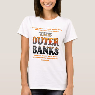 T-shirt Les Banques Extérieures Sunrise Texte Et Villes OB