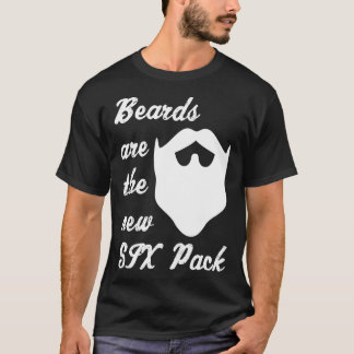 T-shirt Les barbes sont les nouveau SIX paquets