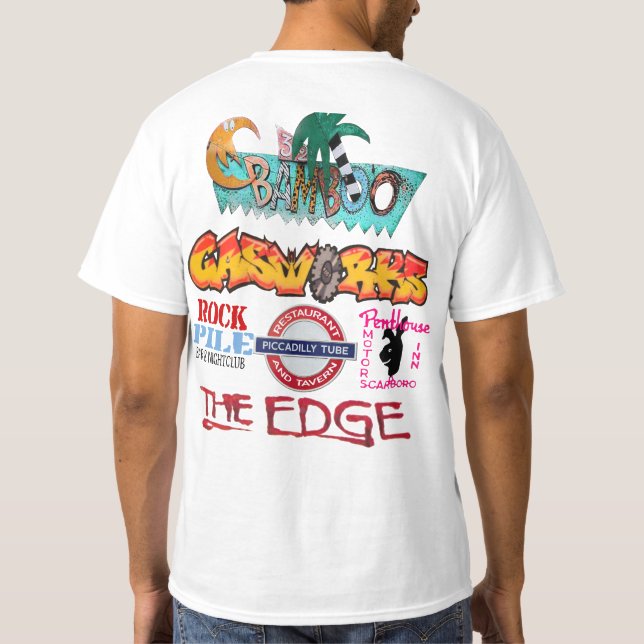 T-shirt Les bars de Toronto du passé (Dos)