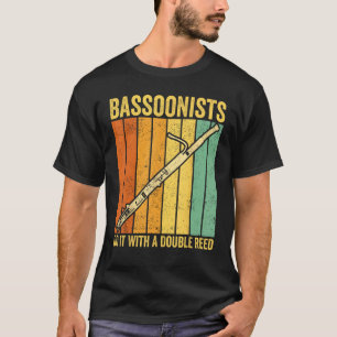 T-shirt Les Bassoonistes Bassoonistes Le Font Avec Un Doub