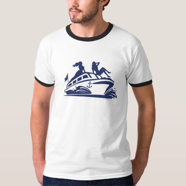T-shirt Les bateaux n houe le logo (Devant)