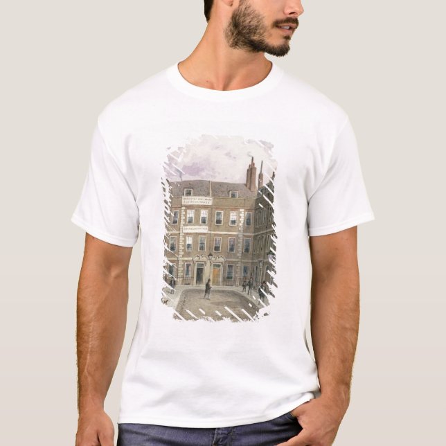 T-shirt Les bâtiments de Bartlett, Holborn, 1838 (Devant)