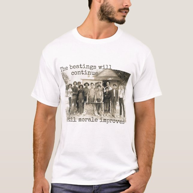 T-shirt Les battements continueront jusqu'à ce que le (Devant)