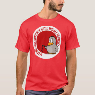 T-shirt Les battements continueront jusqu'à ce que le