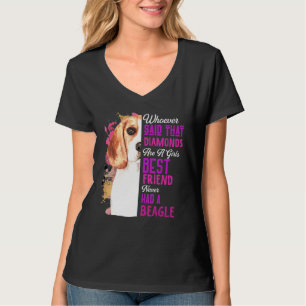 T-shirt Les beagles sont la meilleure amie d'une fille Mam