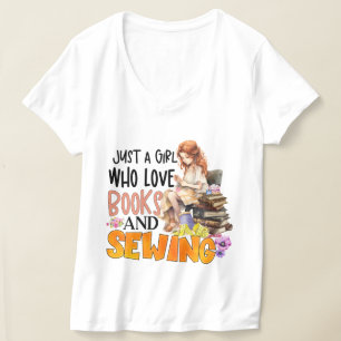 T-shirt Les beaux livres de couture de mot art