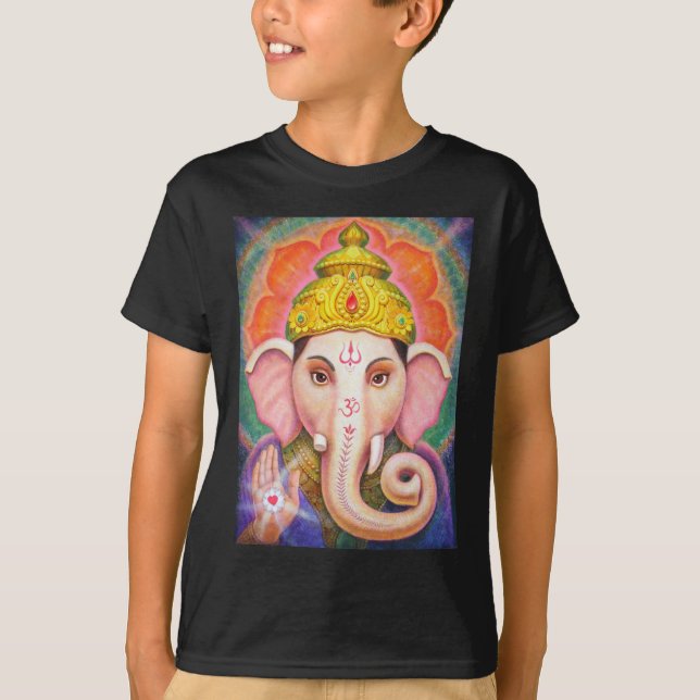 T-shirt Les bénédictions de Ganesha (Devant)