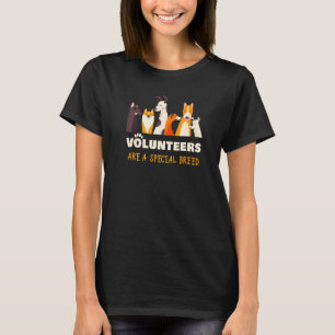 T-shirt Les bénévoles sont un refuge pour chiens de race s